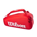 Housse de raquettes Wilson Super Tour 9 Pack Red