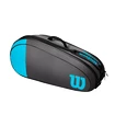 Housse de raquettes Wilson   Team 6 Pack Blue/Grey