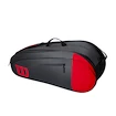 Housse de raquettes Wilson  Team 6 Pack Red/Grey