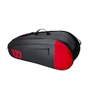 Housse de raquettes Wilson  Team 6 Pack Red/Grey
