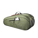 Housse de raquettes Wilson  Team 6PK Heather Green