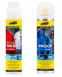 Imprégnation Toko Duo-Pack Textile Proof & Eco Textile Wash, 250ml