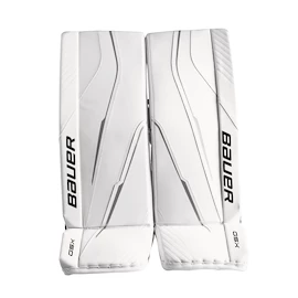 Jambières de gardien de but Bauer GSX White Junior