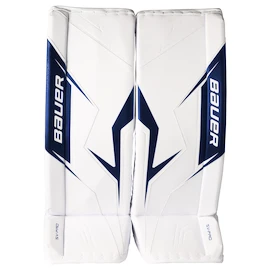Jambières de gardien de but Bauer SV-PRO White/Navy Senior
