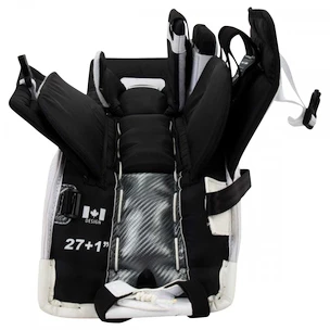 Jambières de gardien de but BRIAN'S  Net Zero 2 Junior 27 + 1 pouce, noir