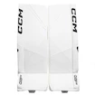 Jambières de gardien de but CCM Axis 2.9 white/white/white/white Intermediate