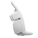 Jambières de gardien de but CCM Axis 2.9 white/white/white/white Intermediate