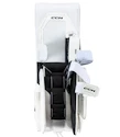 Jambières de gardien de but CCM Axis 2 white/white/white/white Senior