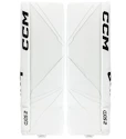Jambières de gardien de but CCM Axis 2 white/white/white/white Senior
