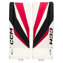 Jambières de gardien de but CCM Axis F9 Black/Red/White Senior