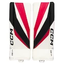 Jambières de gardien de but CCM Axis F9 Black/Red/White Senior 34 + 1 pouce