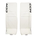 Jambières de gardien de but CCM Eflex 6.9 White Intermediate