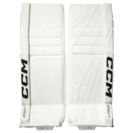 Jambières de gardien de but CCM Eflex 7.9 White Intermediate