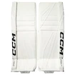 Jambières de gardien de but CCM Eflex 7.9 White Senior
