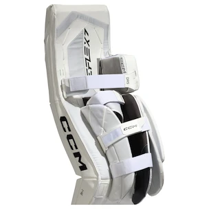 Jambières de gardien de but CCM Eflex 7.9 White Senior