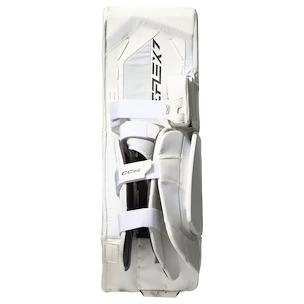 Jambières de gardien de but CCM Eflex 7.9 White Senior