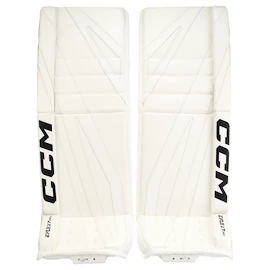 Jambières de gardien de but CCM Eflex 7 White Senior