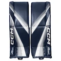Jambières de gardien de but CCM Phenom Navy/White Junior 28 + 1 pouce
