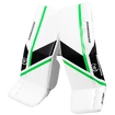 Jambières de gardien de but Warrior Ritual G6 E+ white/black/green Youth
