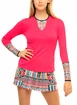 Jupe pour femme Lucky in Love  Around The Block Pleated Skirt Shocking Pink