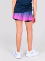 Jupe pour jeune fille BIDI BADU  Colortwist Printed Wavy Junior Skort Pink/Dark Blue