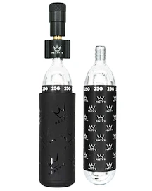 Kit tête de gonflage CO2 avec cartouches PEATY'S Mtb (25g) - black (ppr-hti-mtb-blk-12)