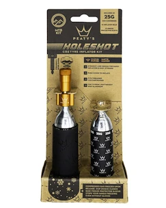 Kit tête de gonflage CO2 avec cartouches PEATY'S  Mtb (25g) - mango (ppr-hti-mtb-mng-12)