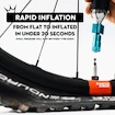 Kit tête de gonflage CO2 avec cartouches PEATY'S  Mtb (25g) - red (ppr-hti-mtb-red-12)