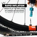 Kit tête de gonflage CO2 avec cartouches PEATY'S  Mtb (25g) - red (ppr-hti-mtb-red-12)