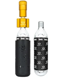 Kit tête de gonflage CO2 avec cartouches PEATY'S Road & gravel (16g) - bourbon (ppr-hti-rag-brb-12)