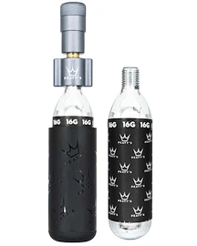 Kit tête de gonflage CO2 avec cartouches PEATY'S Road & gravel (16g) - slate (ppr-hti-rag-slt-12)