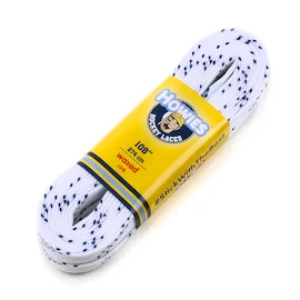 Lacets de hockey cirés Howies 310 cm White