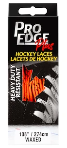 Lacets de hockey cirés Sportstape  70N Double Tracer Waxed Lace Orange