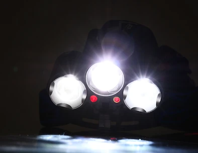 Lampe frontale Cattara  LED 400lm (1x XM-L+2x XP-E)