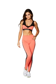 Legging Gym Glamour taille haute orange