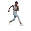 Leggings pour femme adidas Fast Impact Shiny Running 7/8 Gris Magique
