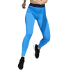 Leggings pour femme adidas  Tech Fit Long 3-Bar Tights Bright Blue