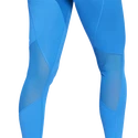 Leggings pour femme adidas  Tech Fit Long 3-Bar Tights Bright Blue