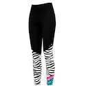 Leggings pour femme Crazy Idea  FUSEAUX KINSEJ WOMAN BLACK-ZEBRA