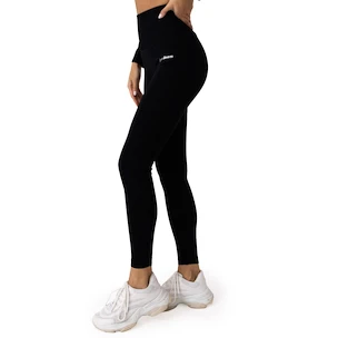 Leggings pour femme GymBeam  FLO Ribbed Leggings Black XL