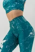 Leggings pour femme Nebbia Barbell Therapy Rough Girl 616 Green