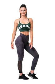 Leggings pour femme Nebbia Fit & Smart leggings high waist marron