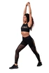 Leggings pour femme Nebbia Intense Gold Mesh leggings 829 black