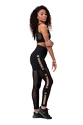 Leggings pour femme Nebbia Intense Gold Mesh leggings 829 black