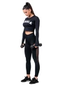 Leggings pour femme Nebbia  Mesh leggings high waist 573 black
