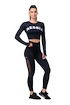 Leggings pour femme Nebbia  Mesh leggings high waist 573 black XS