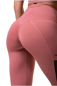 Leggings pour femme Nebbia  Mesh leggings high waist old rose XS