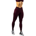 Leggings pour femme Nebbia STRONG BEAUTY V-shaping Belt Leggings 425 dark red