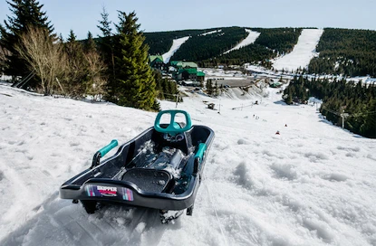 Luge à plateau Plastkon  Skipper Titan Blue Ice