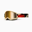 Lunettes de ski alpin 100%  Strata 2 Goggle Kombat - True Gold Lens